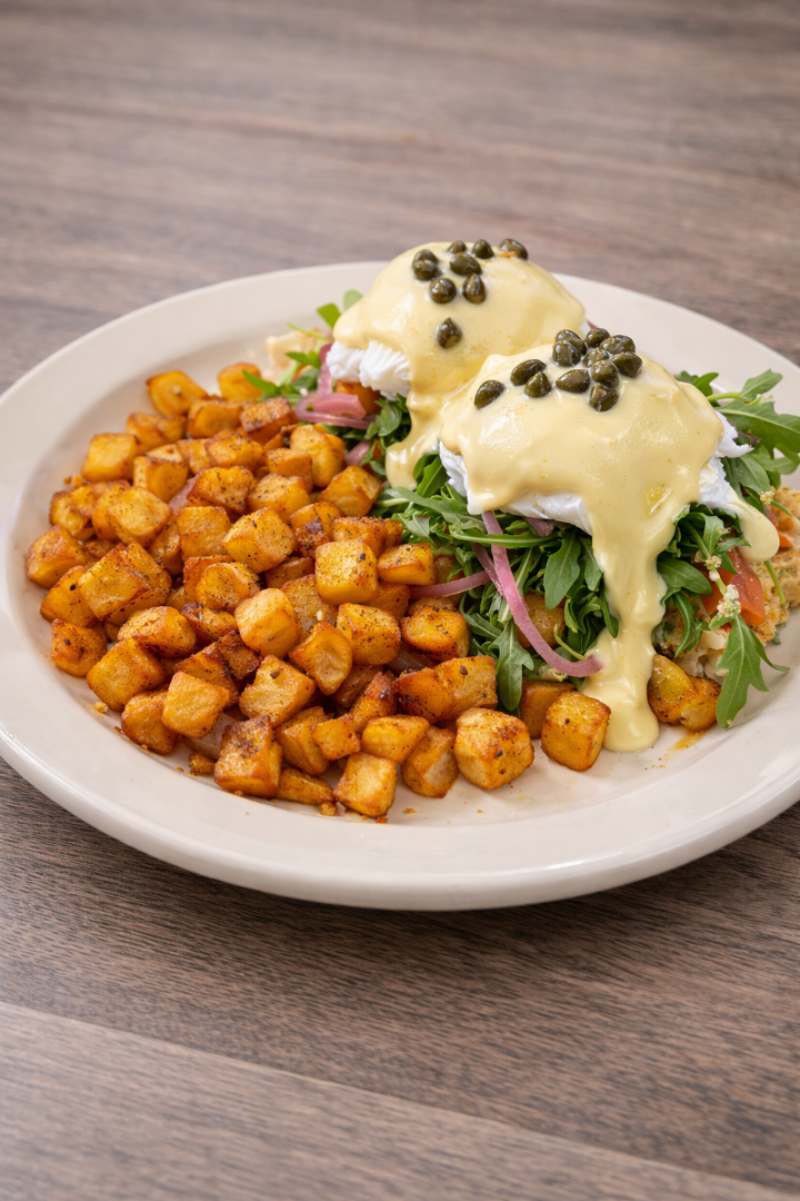 Smoked Salmon Benedict.