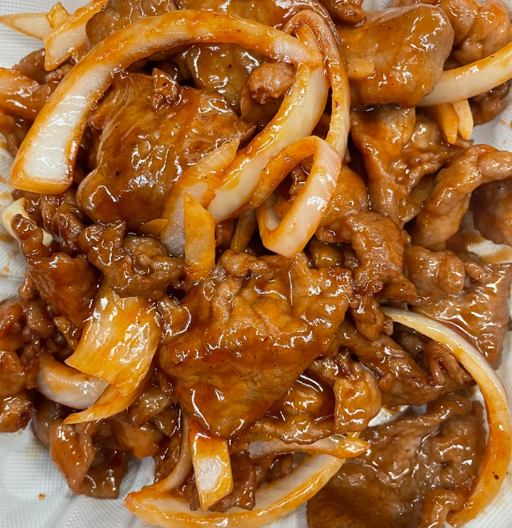 中式牛肉 100.Beef Chinese Style.