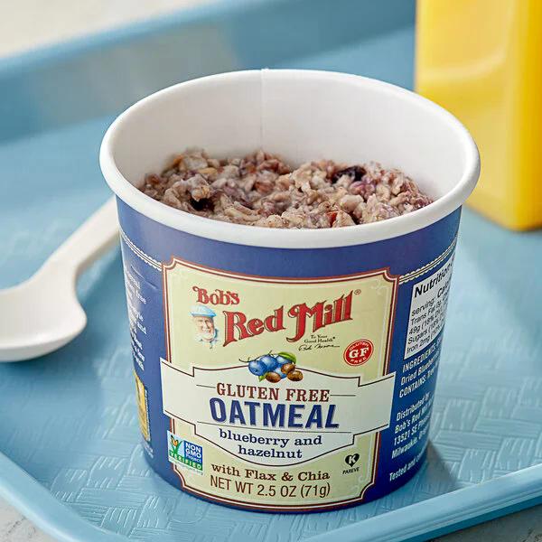 Bob's Red Mill Oatmeal- Blueberry Hazelnut.