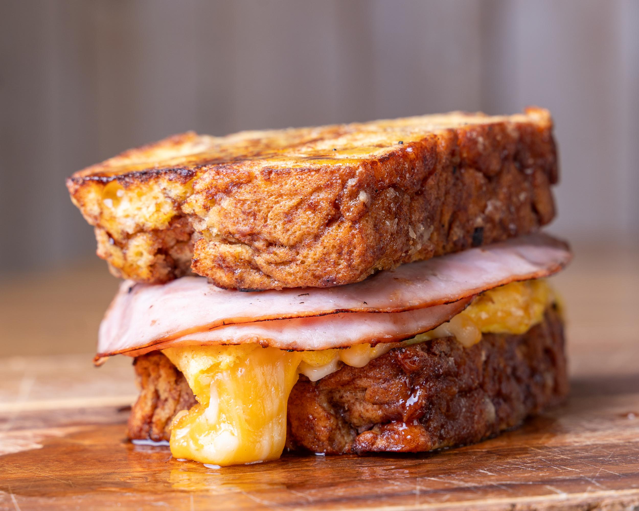 Ham French Toast Sandwich.