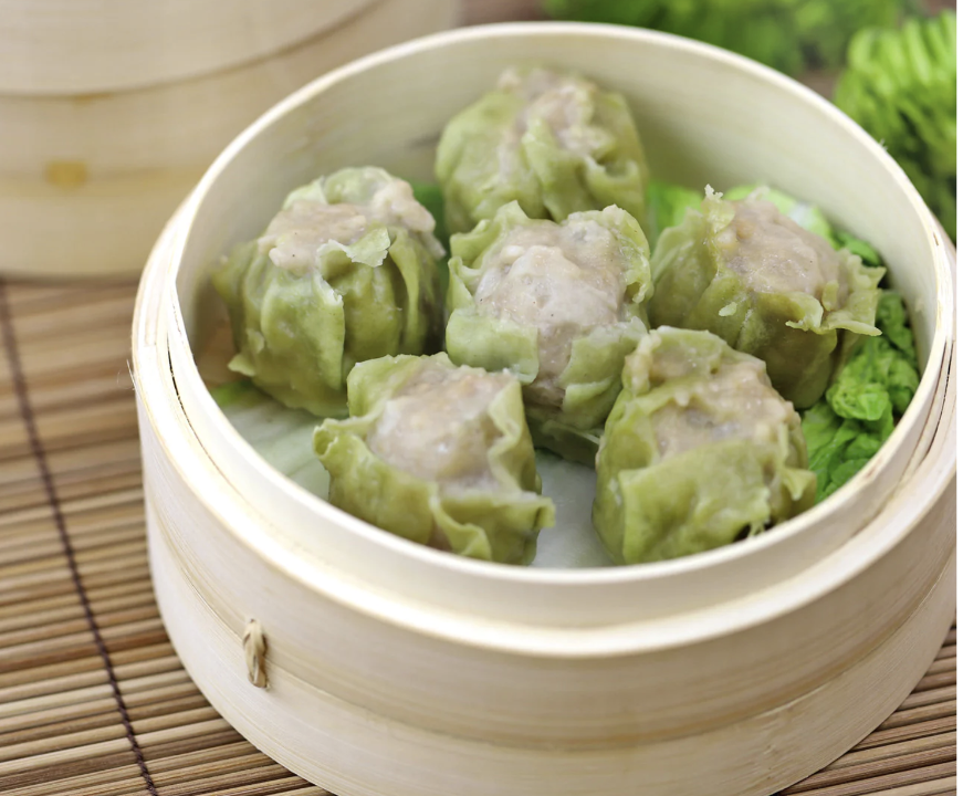 Wasabi Dumplings.