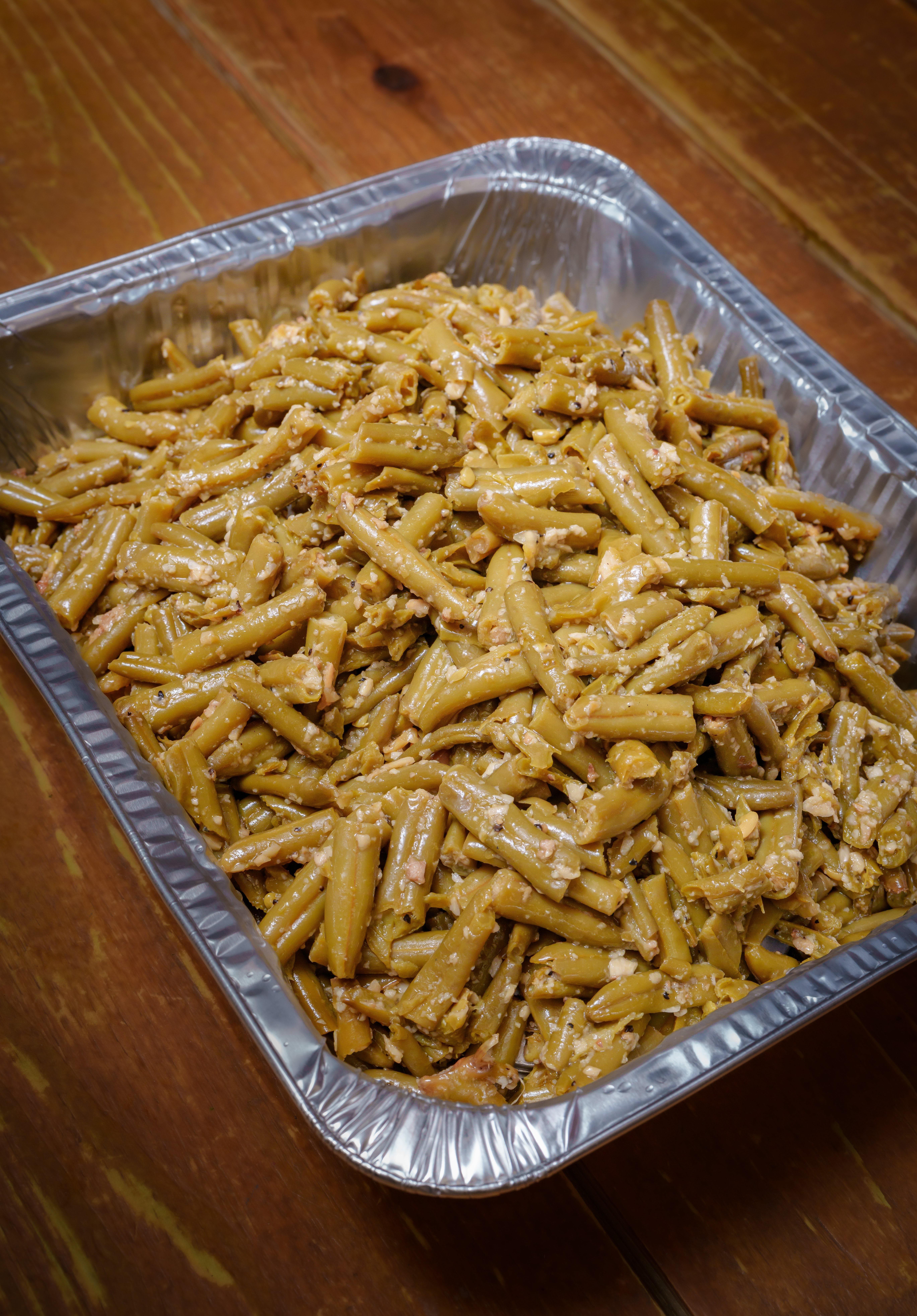 Garlic Green Beans 1/2 Tray.