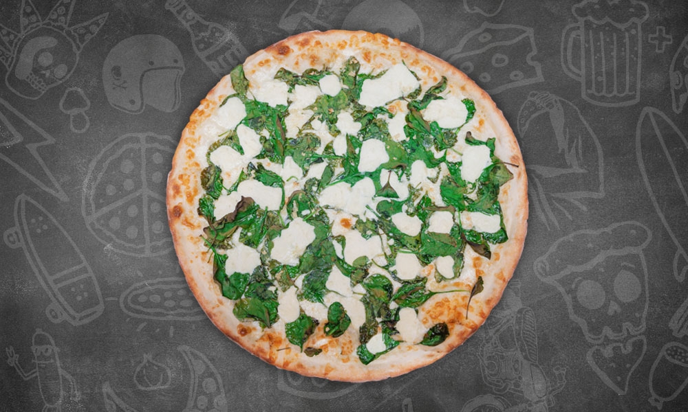 Spinach Ricotta Whole Pie.