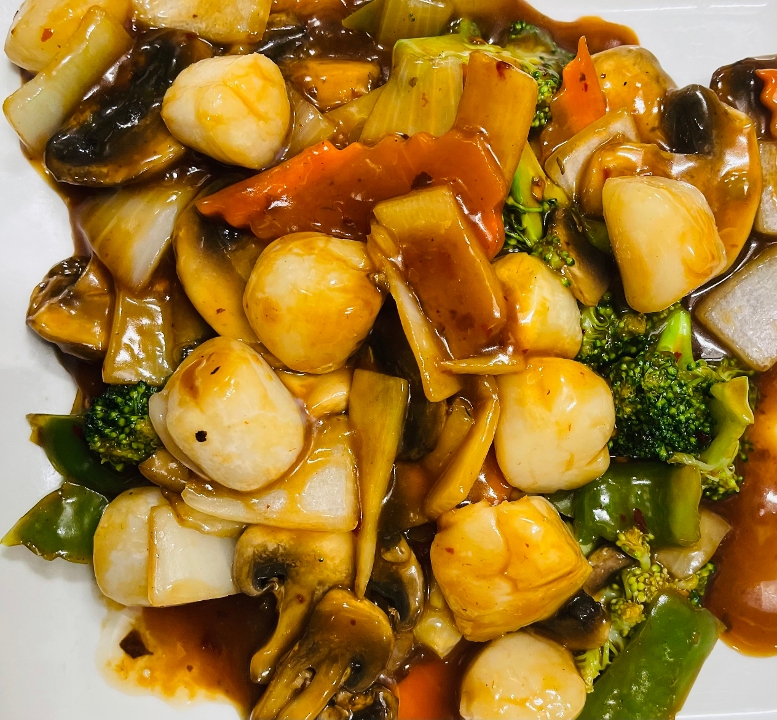 Hunan Scallops🌶️.