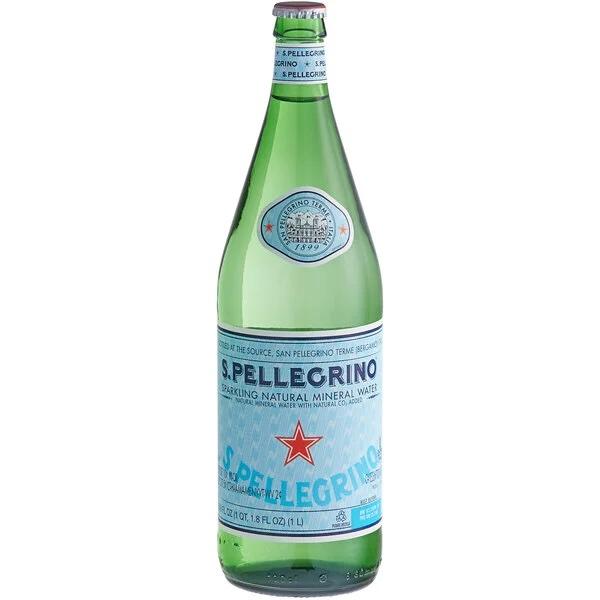 San Pellegrino Sparkling Water.