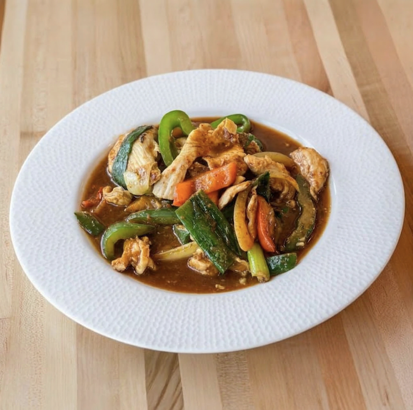 Shrimp Pad Prik Pao.