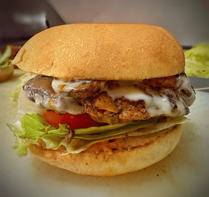 Mushroom Jack Burger.