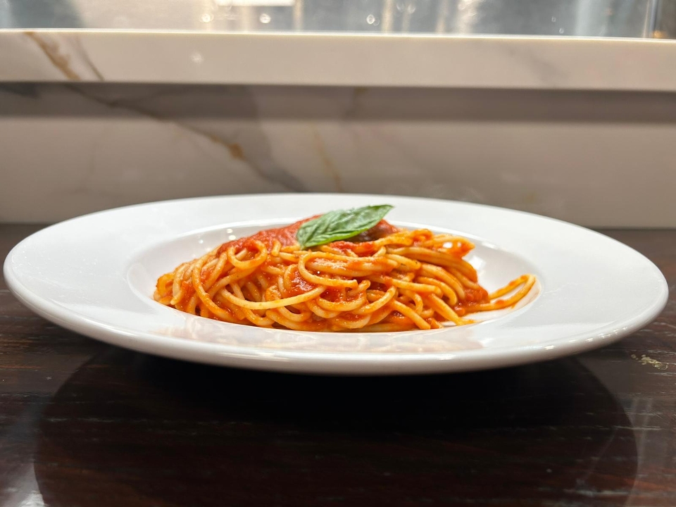 Spaghetti with Marinara.