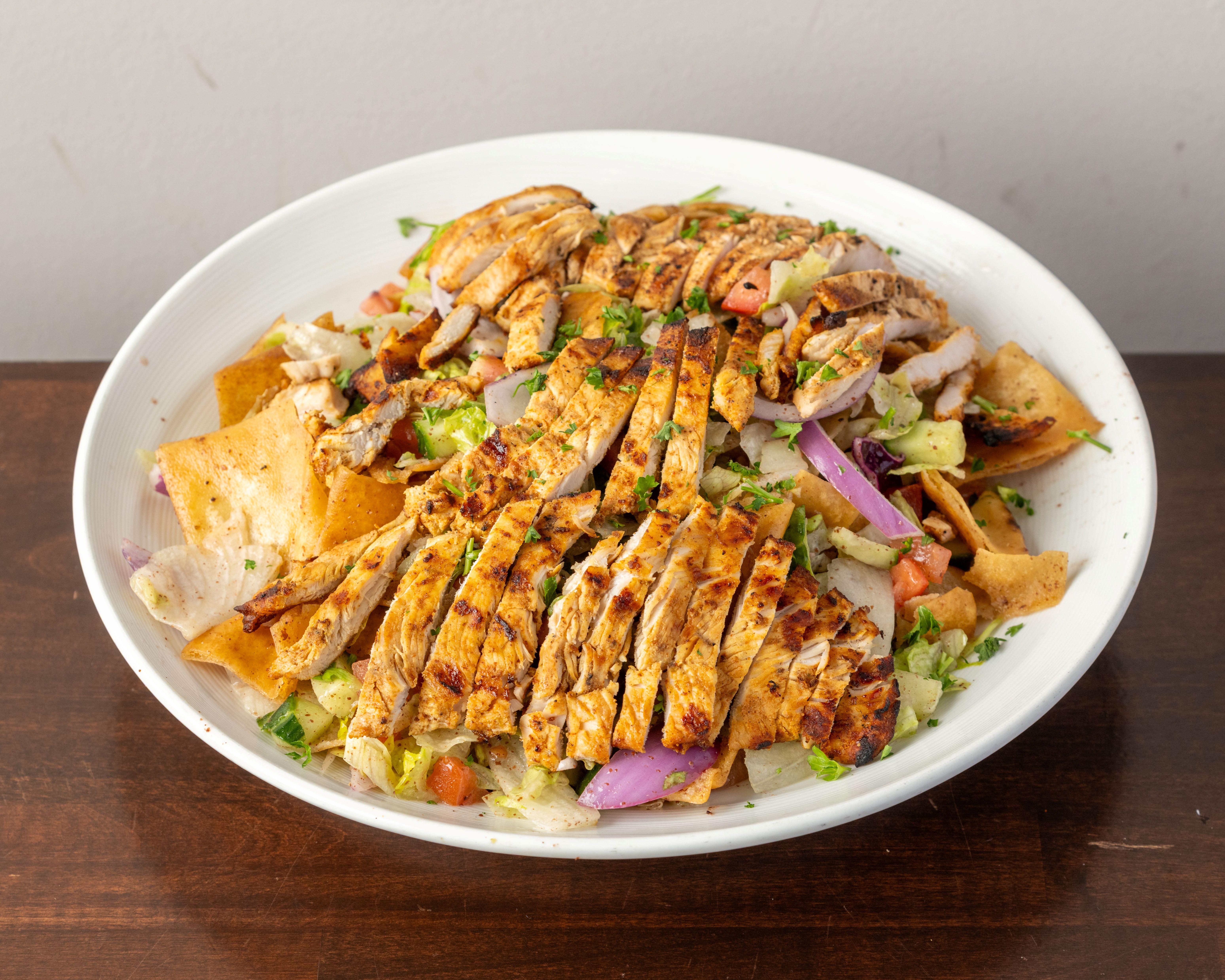 Fattoush w/ Chicken.