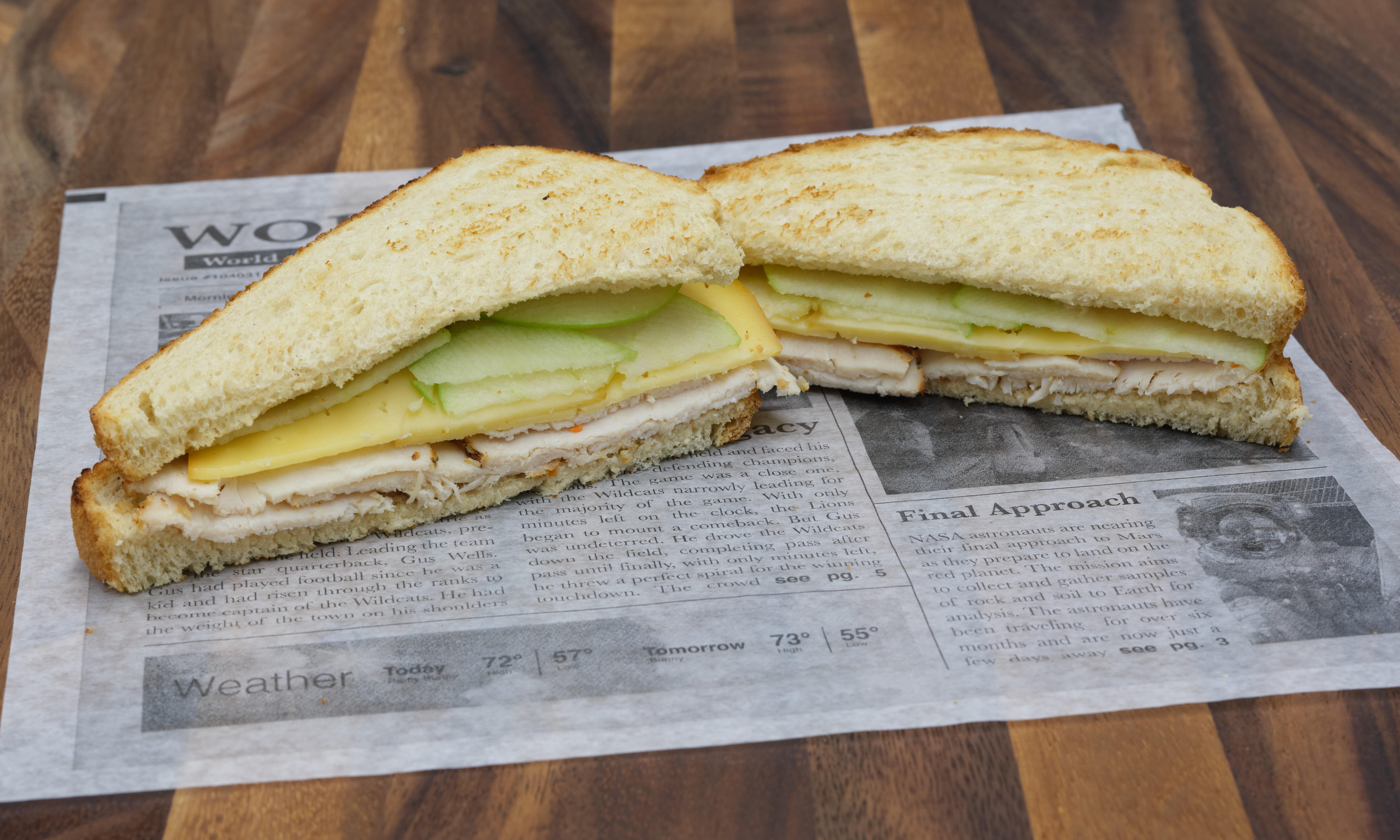Barnyard Chicken Sandwich.