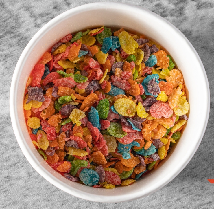 Side of Fruity Pebbles.