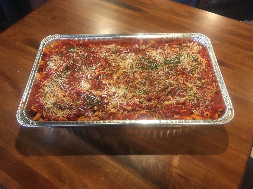 Penne w/ Tomato Cream Sauce.