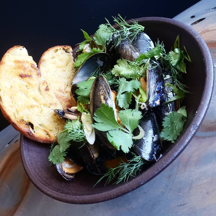 Mussels.