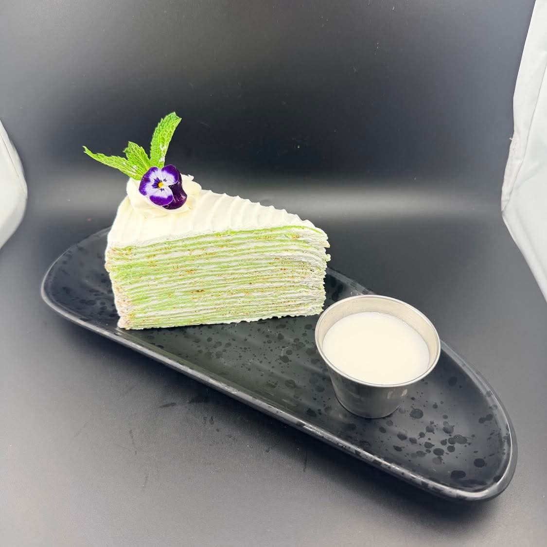 Pandan Crepe Cake.