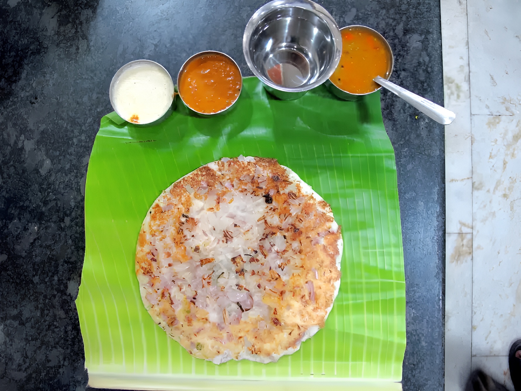 Onion Uthapam.