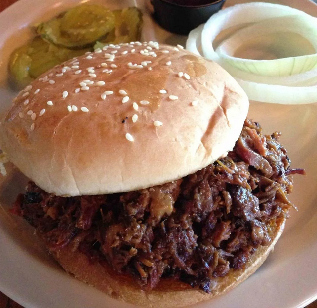 Big BBQ Sandwich.