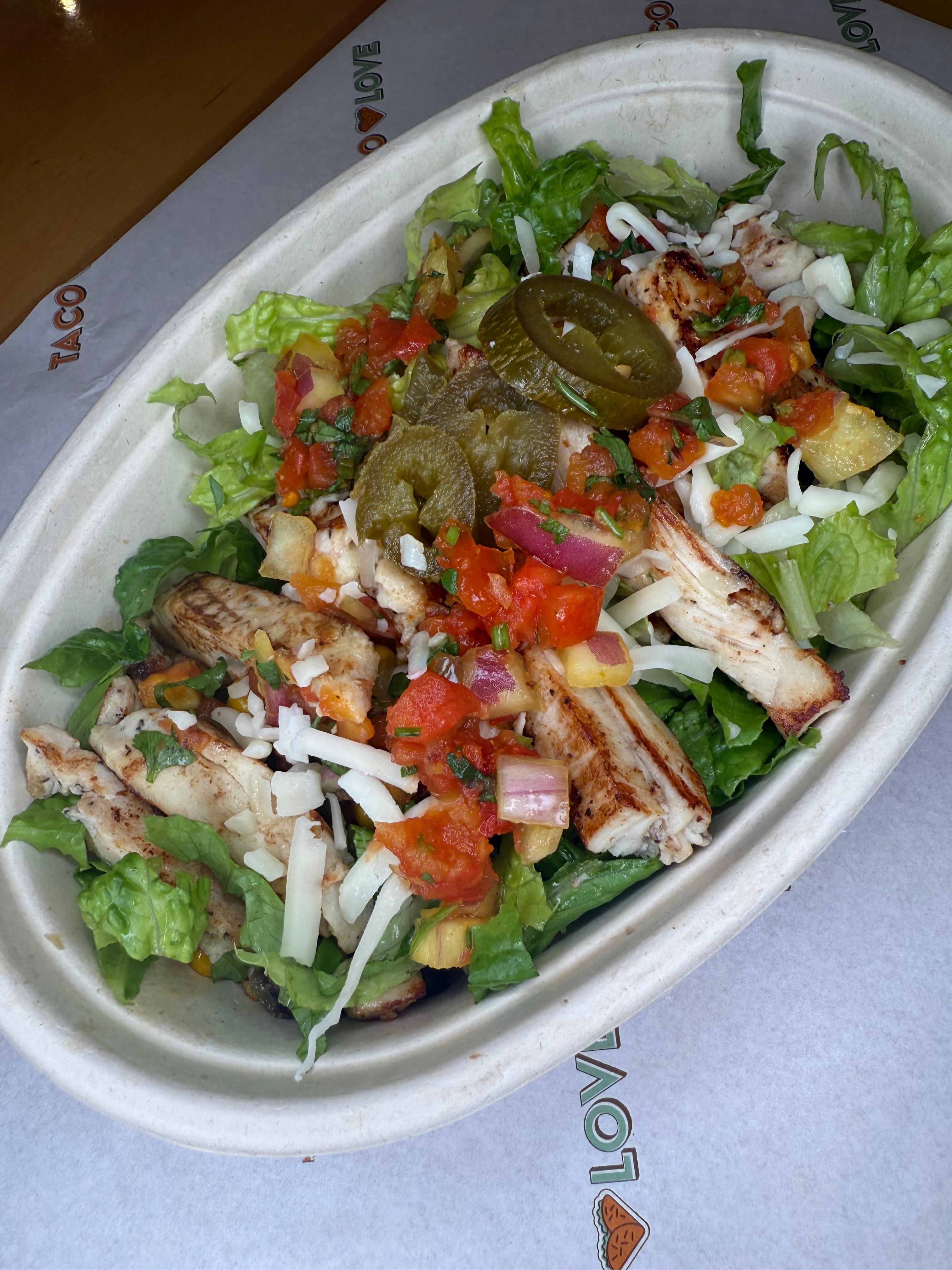 Grilled Chicken Bowl.