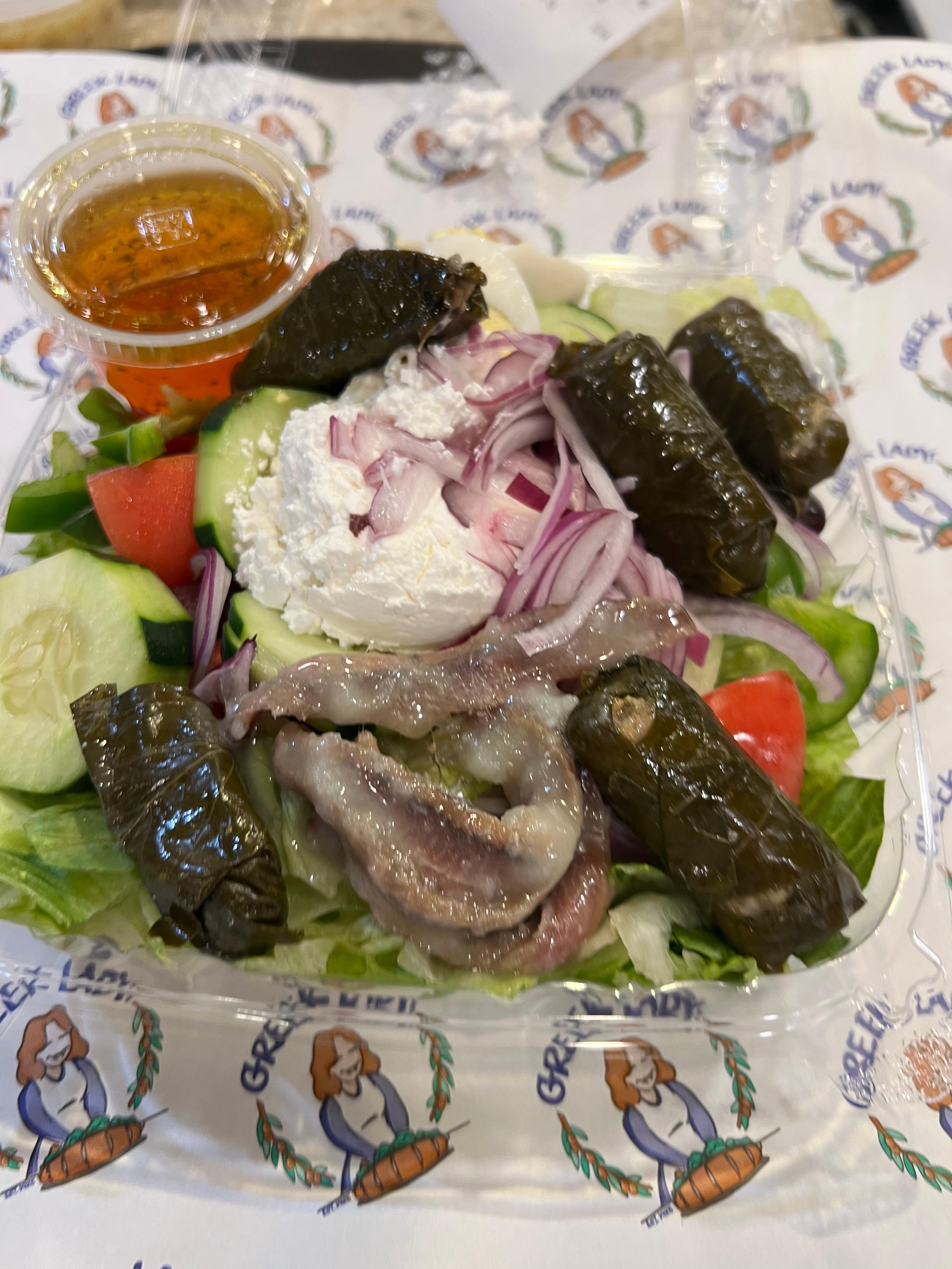 Greek Supreme Salad.
