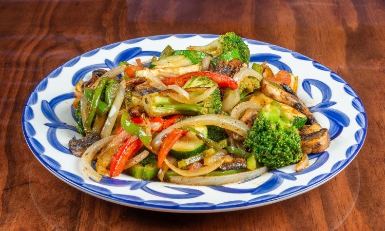 Light grill vegetarian.