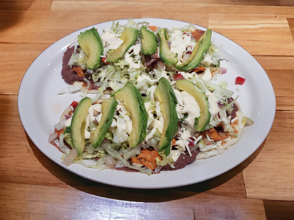 Huaraches With Chicken.
