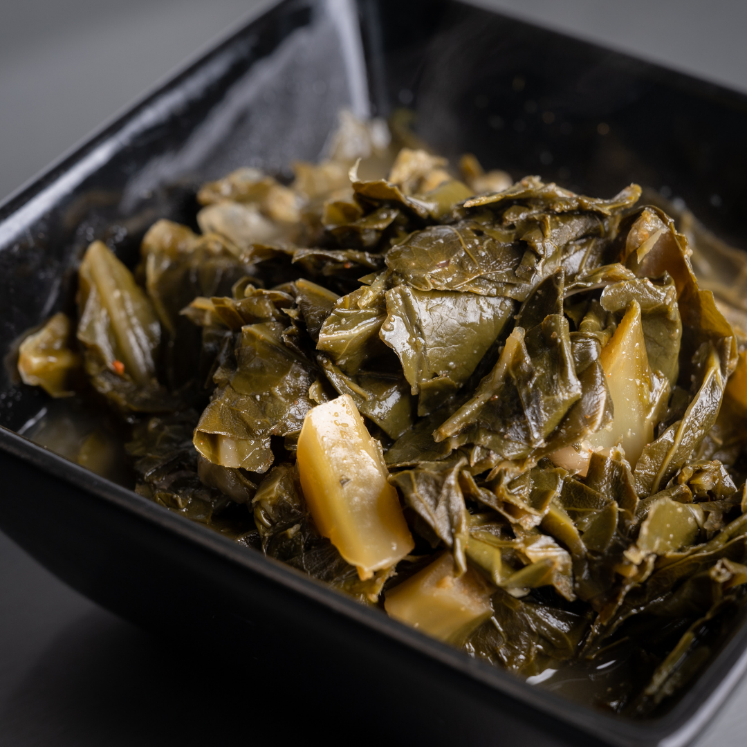 Slow Cooked Collards.