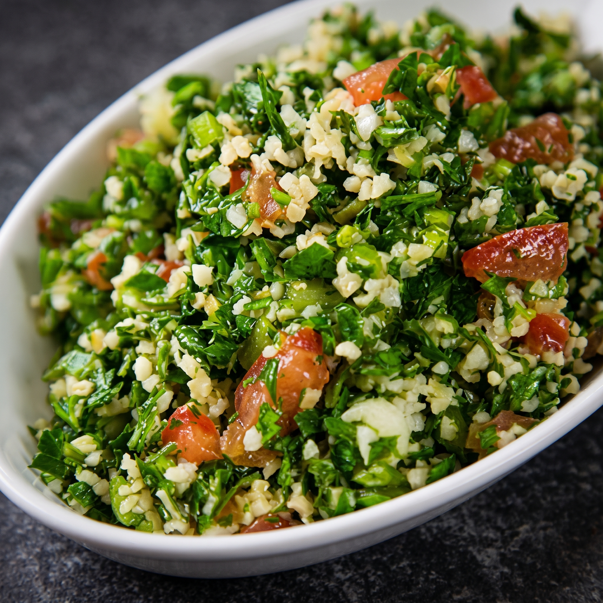 Tabouli Salad Tray.