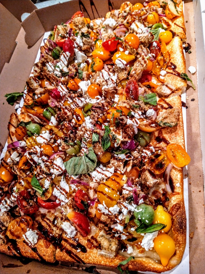 Chicken Bruschetta Square.