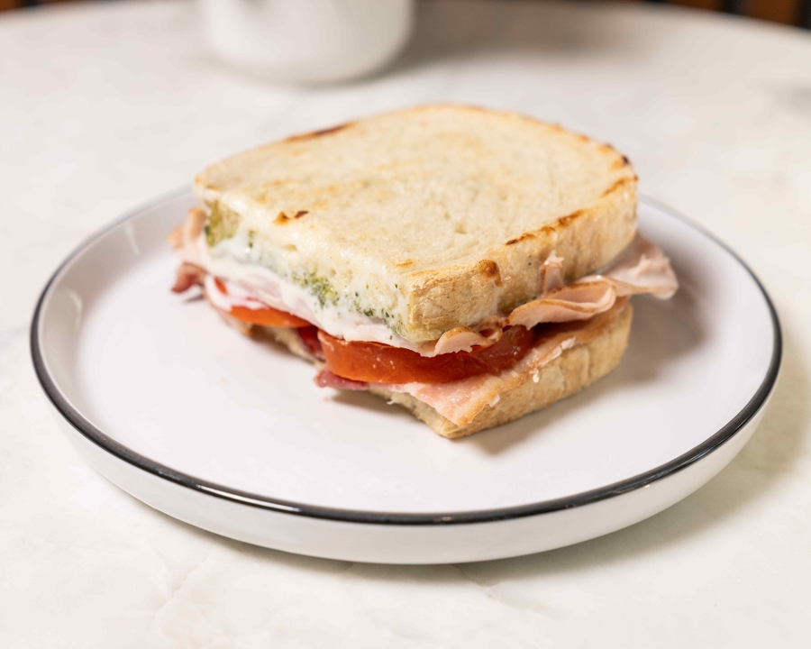 Turkey Pesto Sandwich.