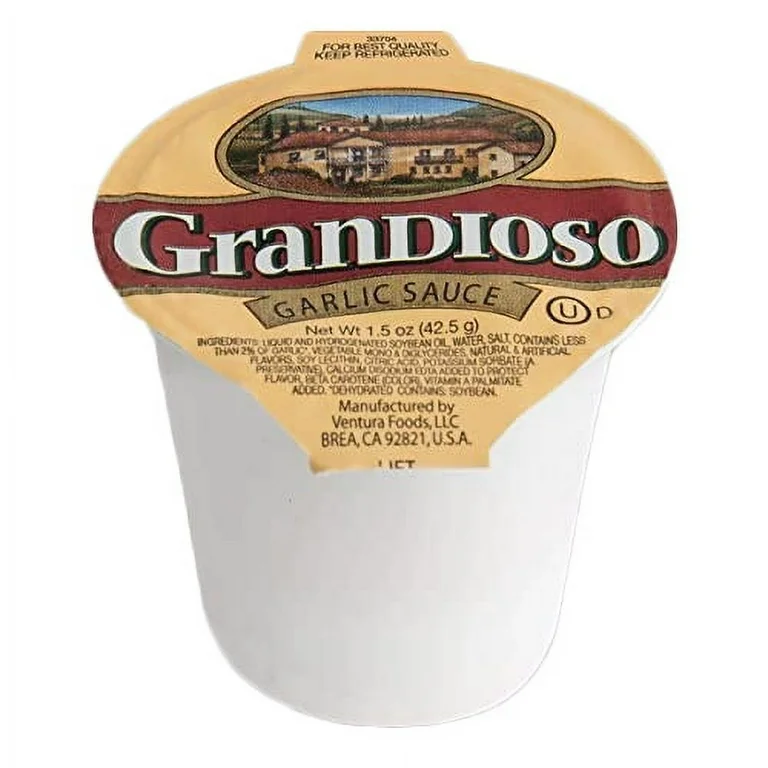 Garlic sauce.