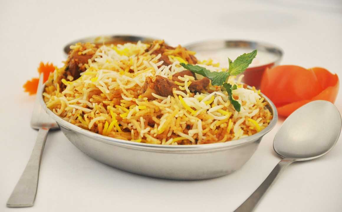 Goat Biryani.