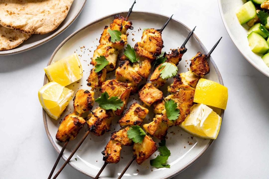 Murgh Malai Kebab.
