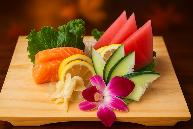 Sashimi Appetizer.