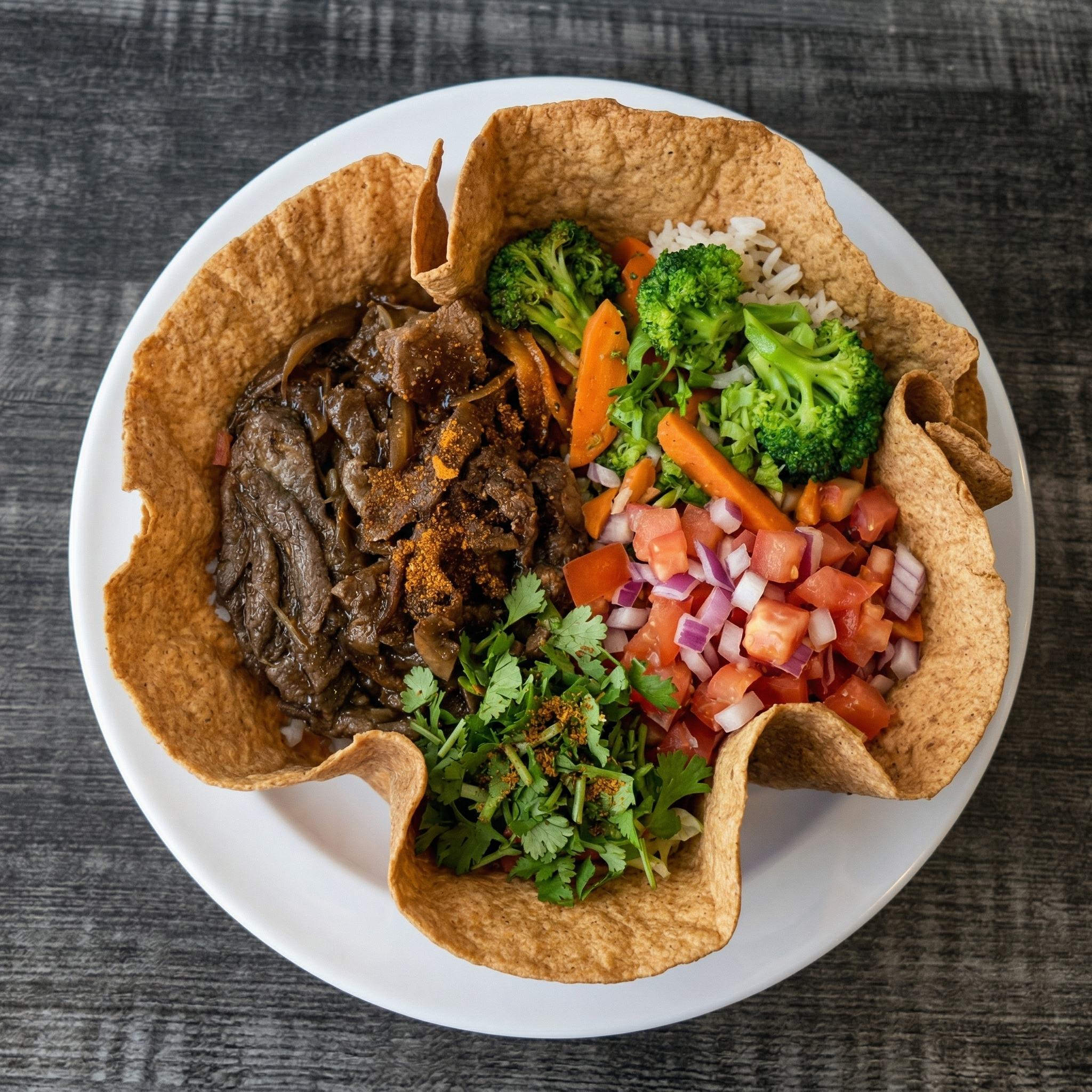 Burrito Bowl of Rice.