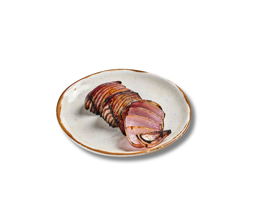 Grilled Onion Skewer.