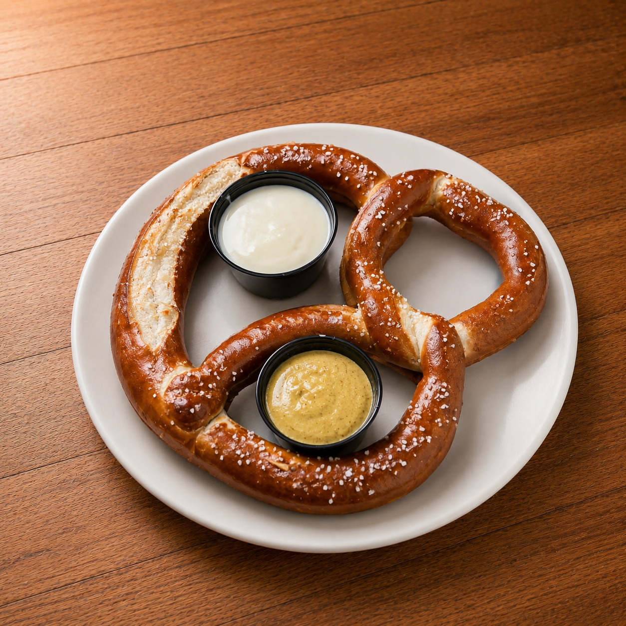 Giant Soft Pretzel.