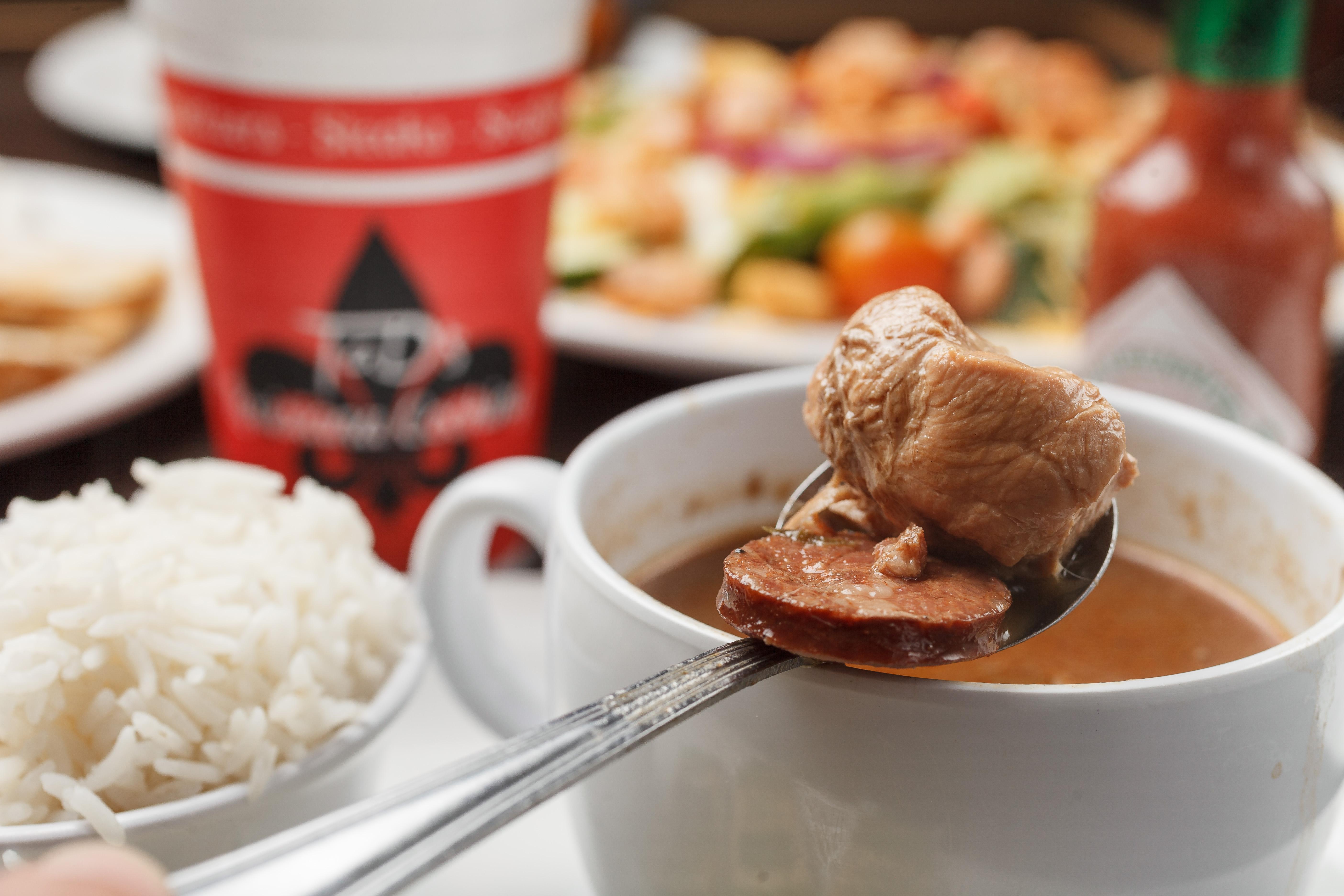 Chicken & Sausage Gumbo.
