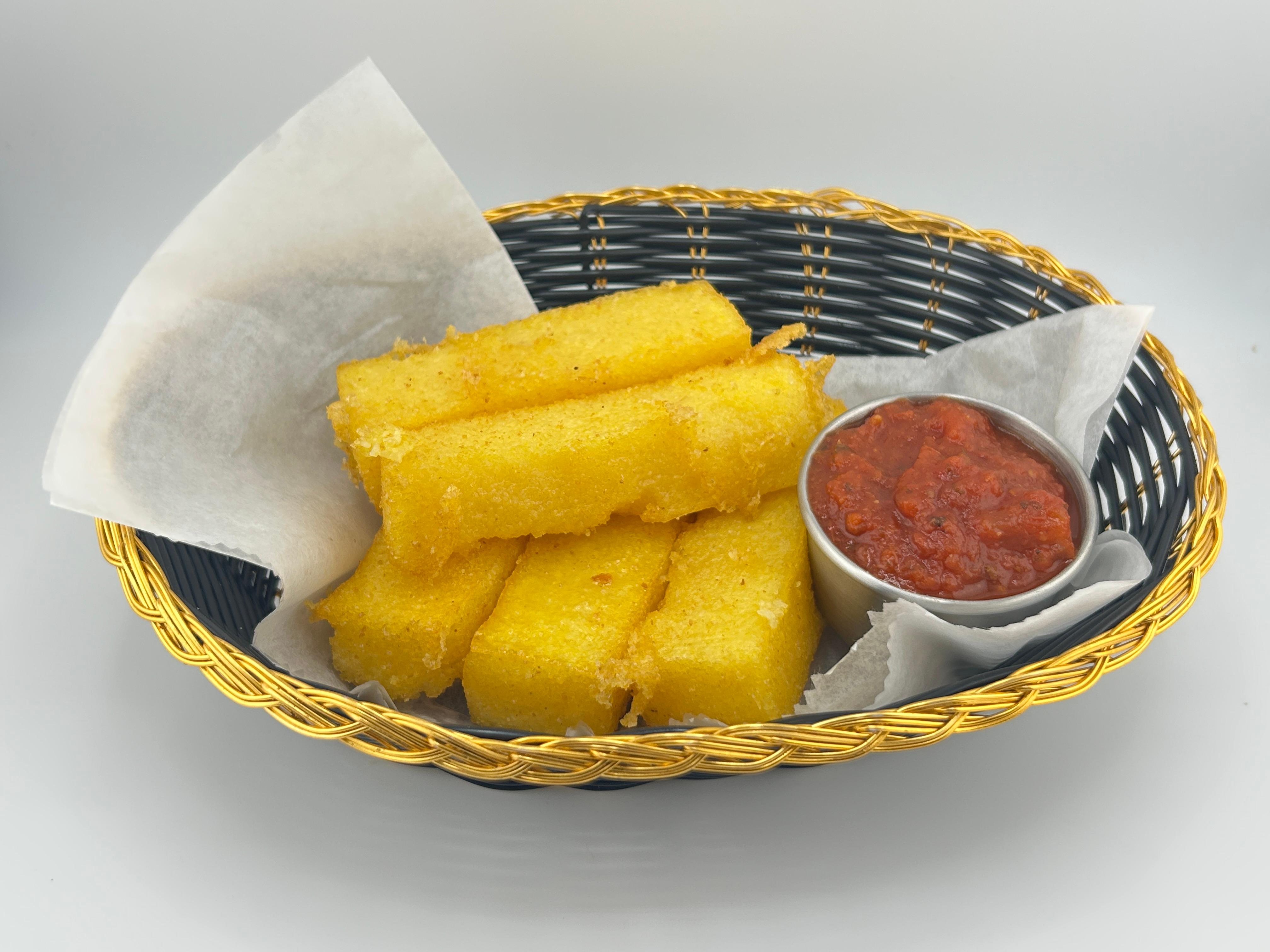 Fried Polenta.