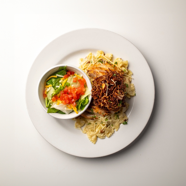 Grilled Chicken Alfredo.