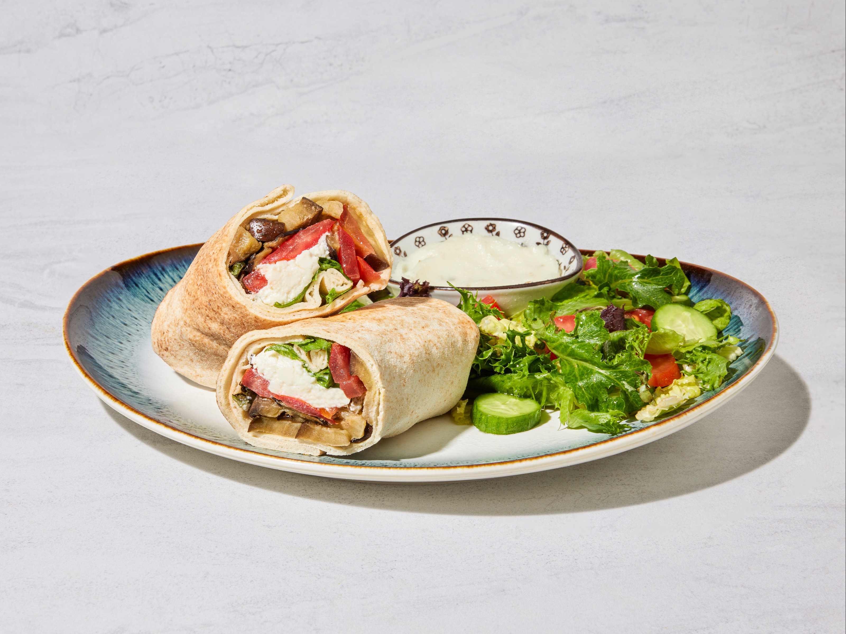 13. Grilled Eggplant Wrap.