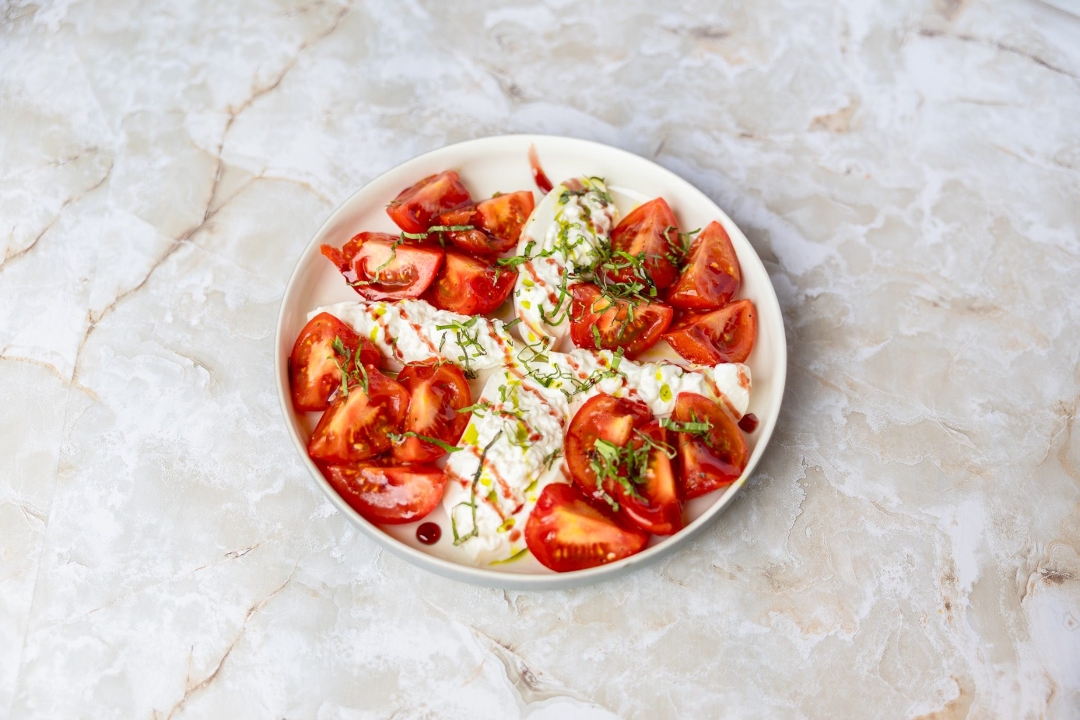 Burrata Caprese.