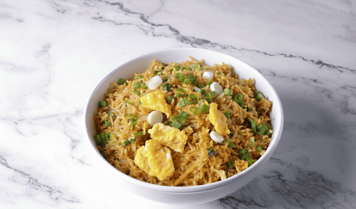 EGG FRIED RICE.