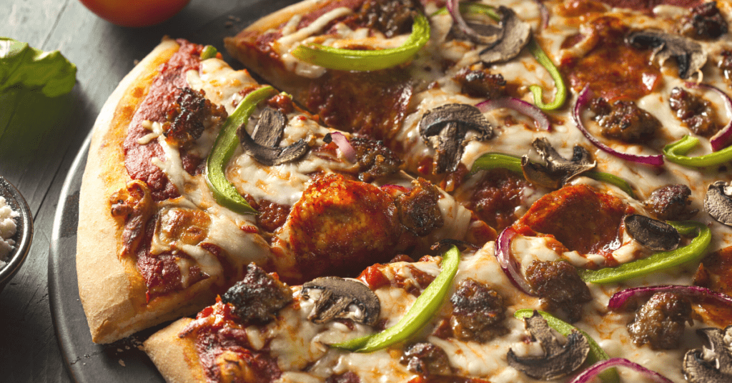 Supreme Gourmet Pizza.
