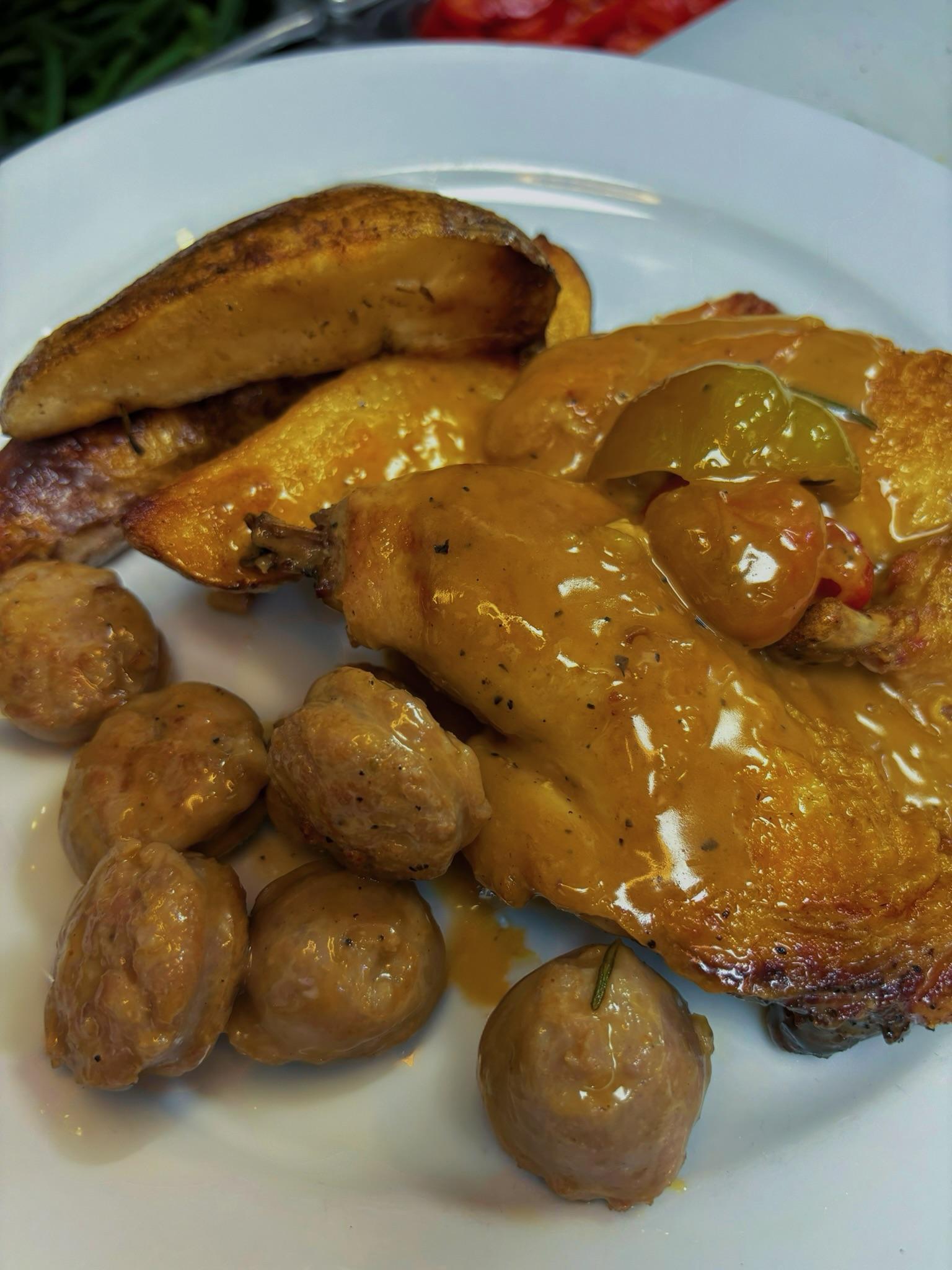 HALF CHICKEN SCARPARIELLO (GF).