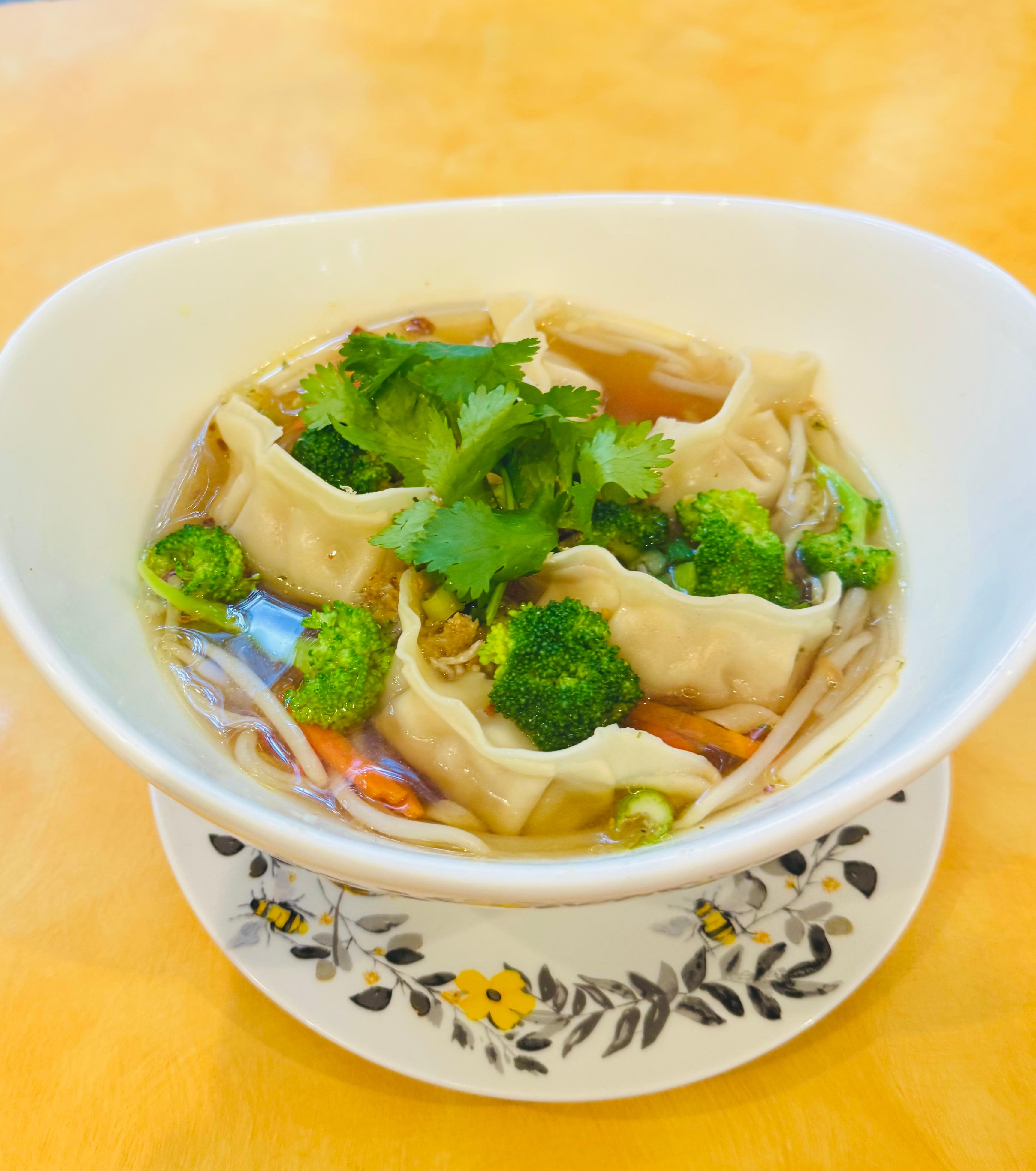 Chicken Wonton Soup.