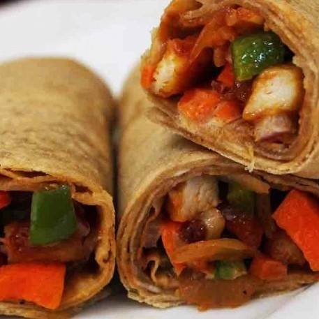 Chili Chicken Wrap.