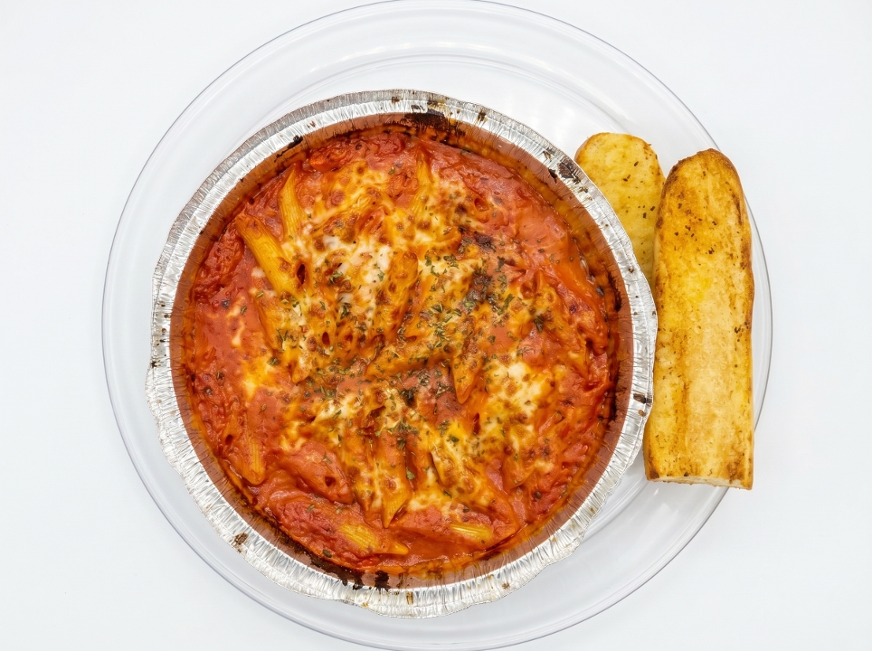 Rocco's Baked Penne Palermo.