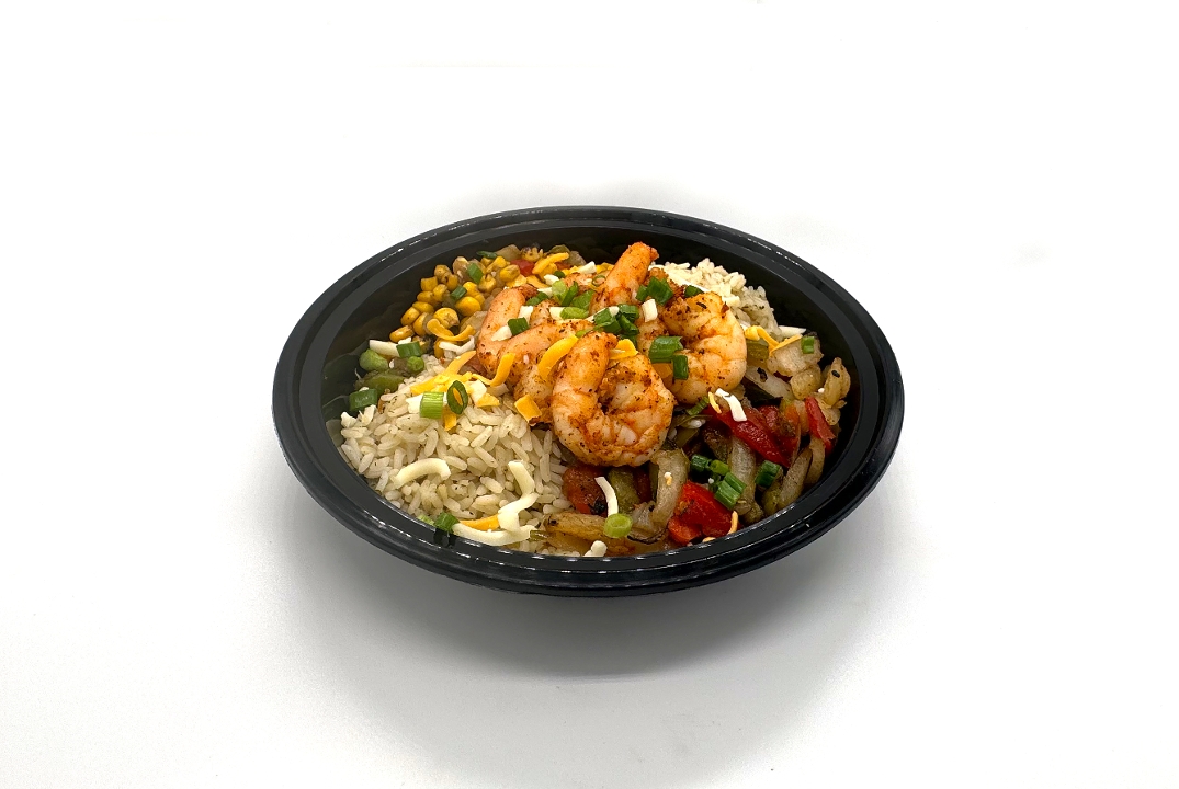 Shrimp Burrito Bowl.