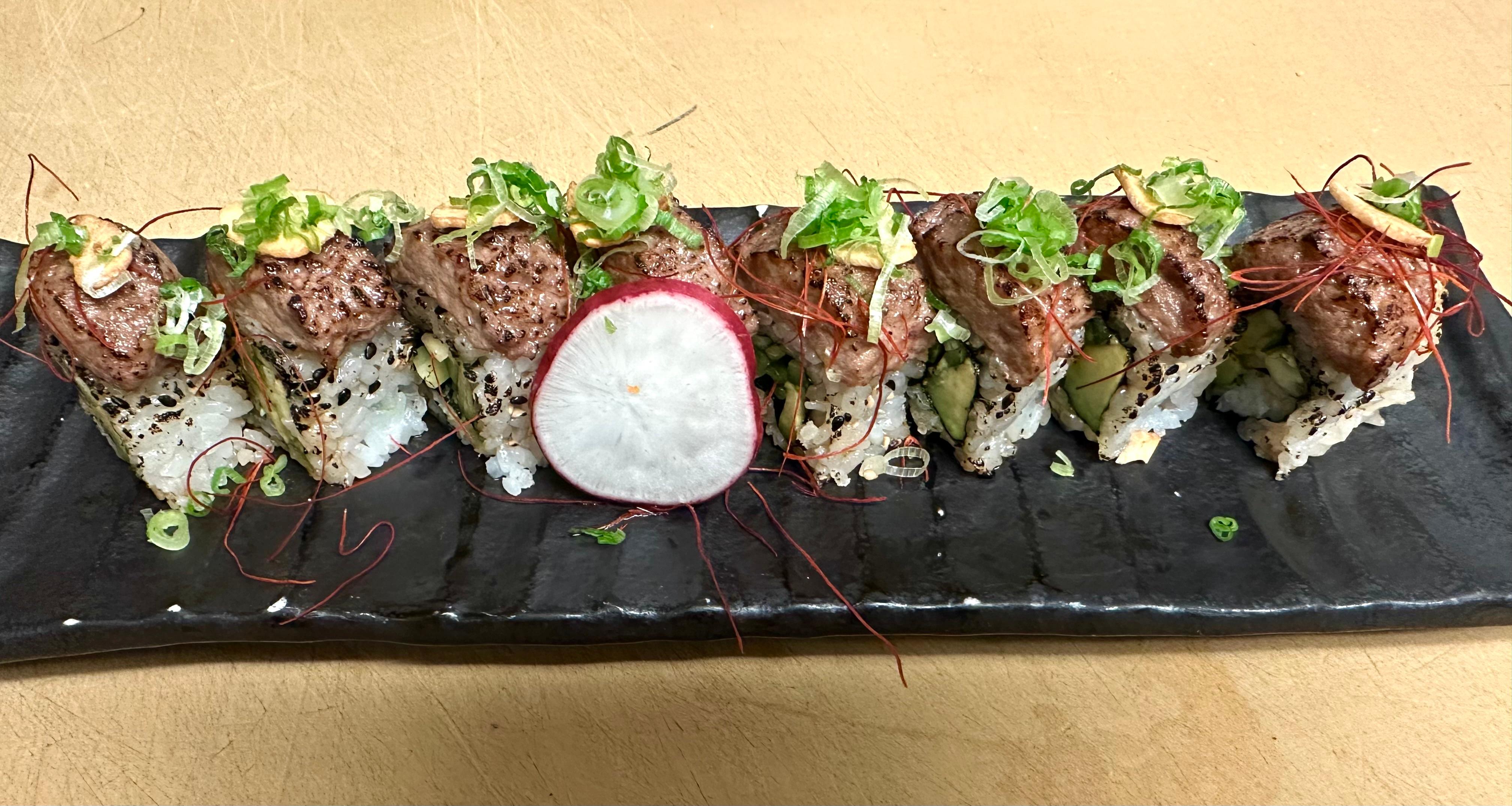 #14 Wagyu Beef Roll.