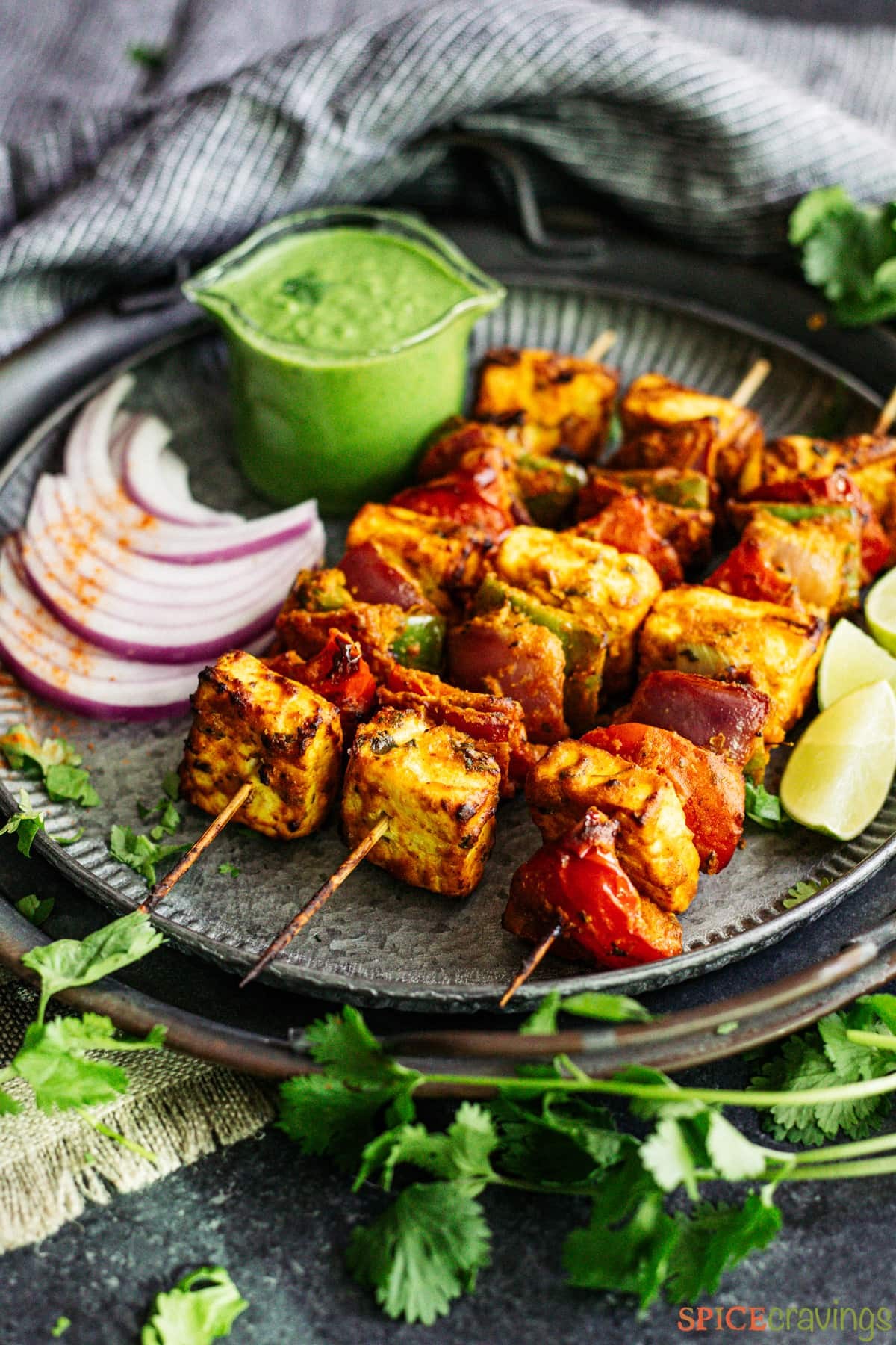 Paneer Tikka Kebab.