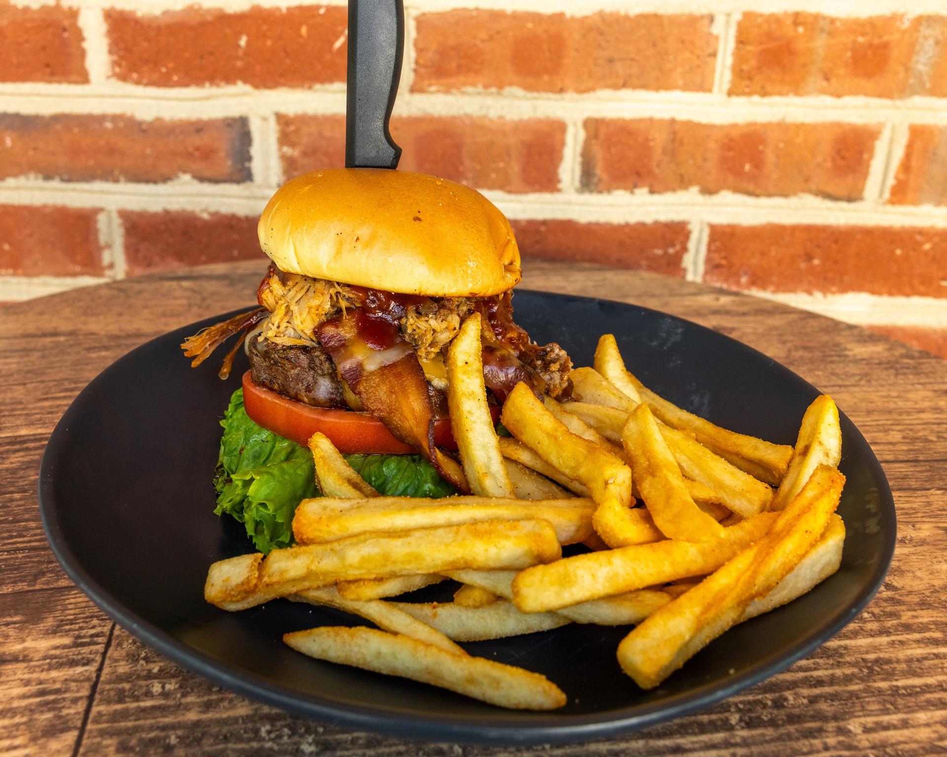Betcha Can't BBQ Burger.